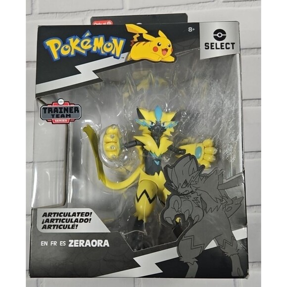 Pokemon Select Trainer Team Series 8 ZERAORA 6" Figure TARGET Jazwares BRAND NEW - Picture 1 of 8